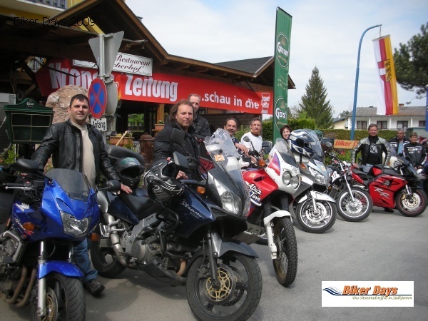 Biker Traffen am Klopeiner See